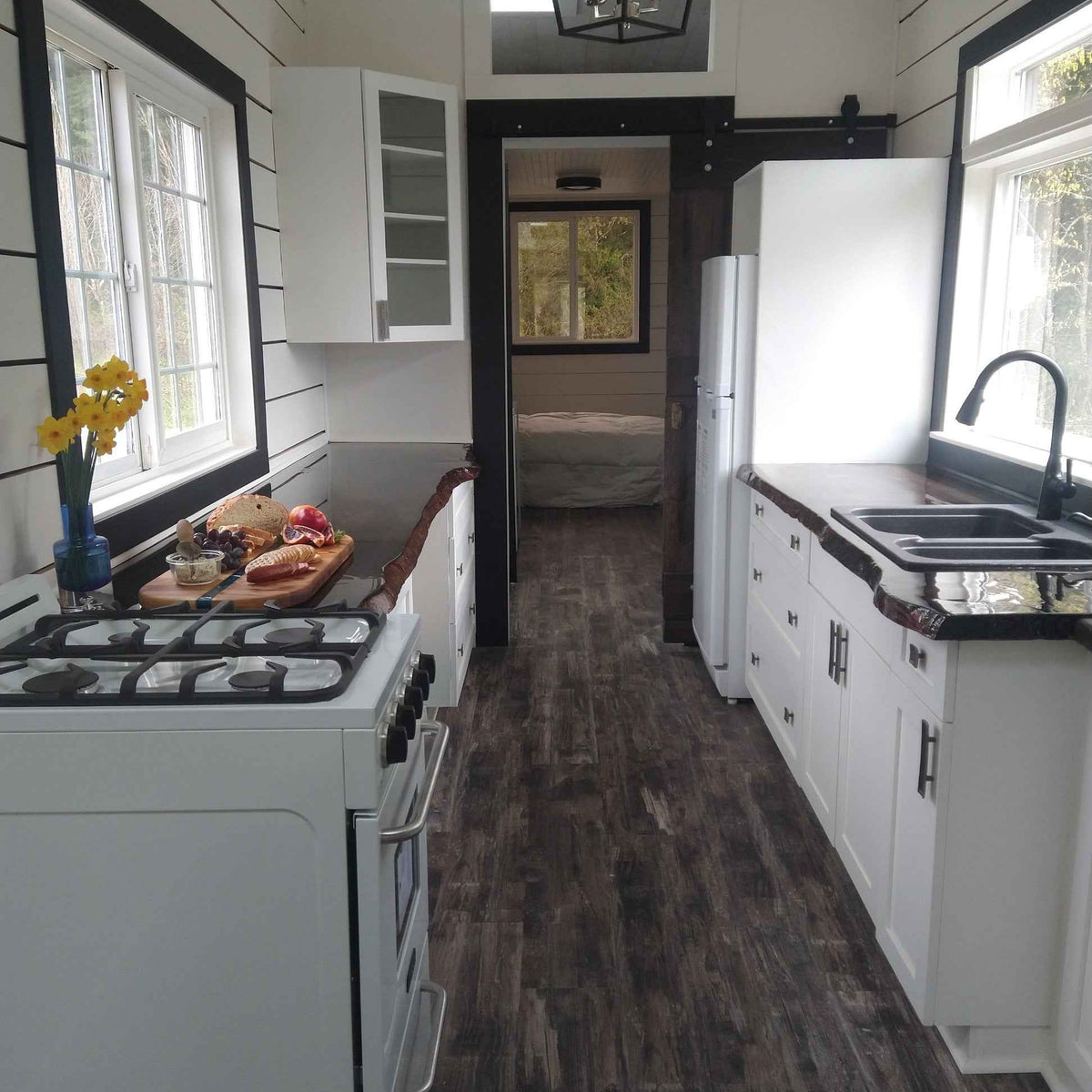 Gorgeous Tiny Home Kitchen - Canadian Off Grid