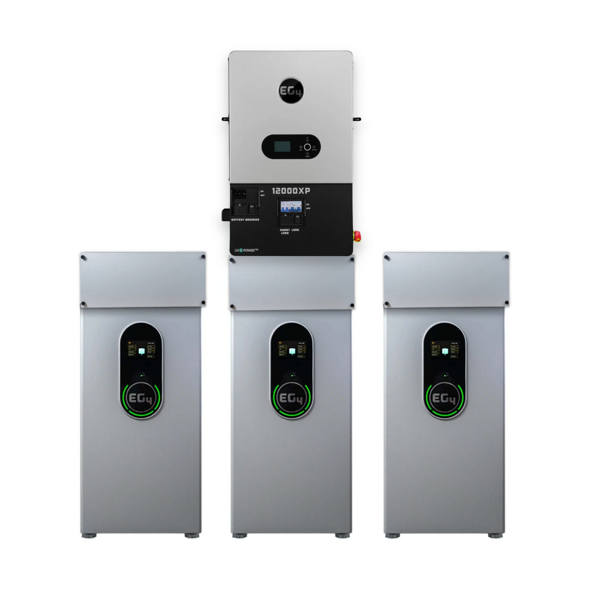 EG4-12000xp Off-Grid Inverter + EG4-WallMount Indoor Battery Package - Canadian Off Grid