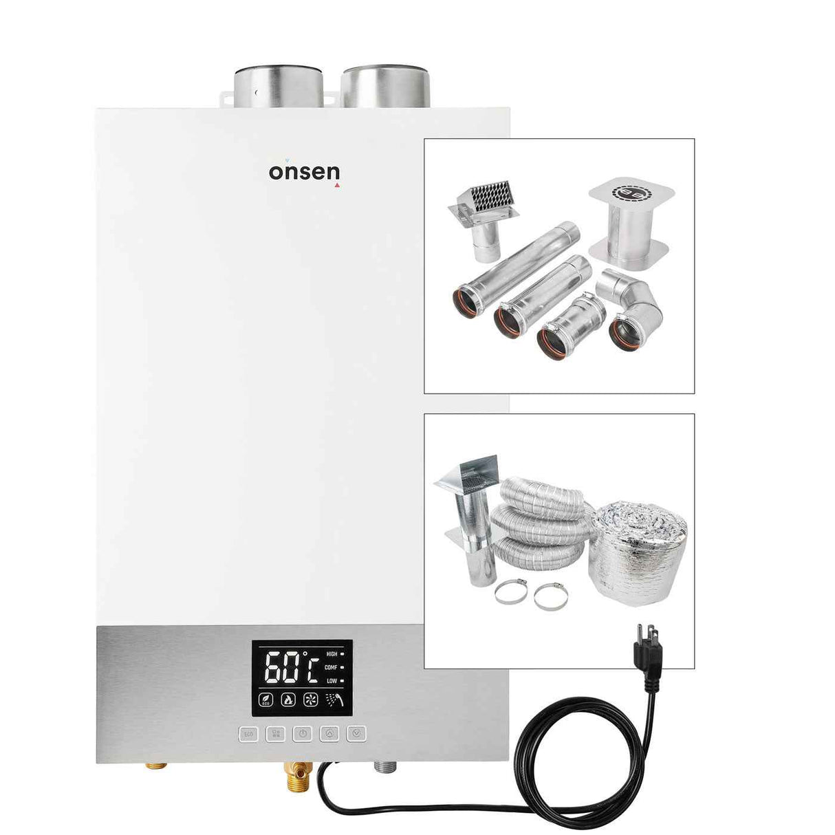 Onsen 14L Indoor Propape Tankless Water Heater (w/ Installation Kit)