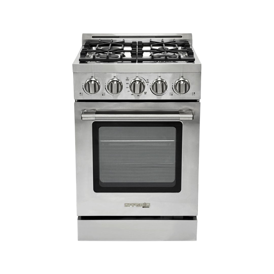 Unique Appliances Off-Grid 24" Classic Retro Propane Range