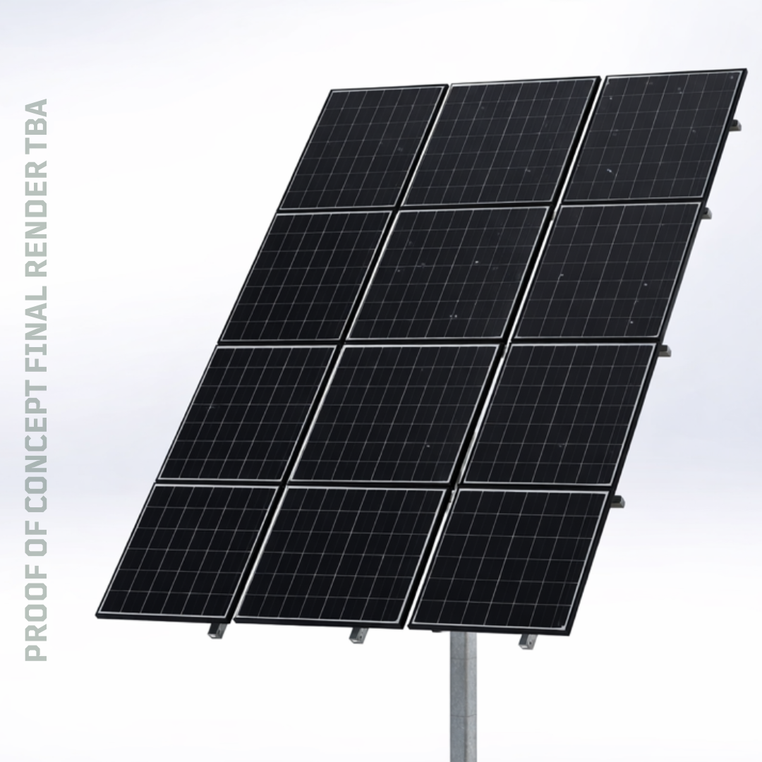 Kit de montage sur poteau réglable PM-81012 pour panneaux solaires de 8, 10 ou 12 pouces - Poteaux inclus