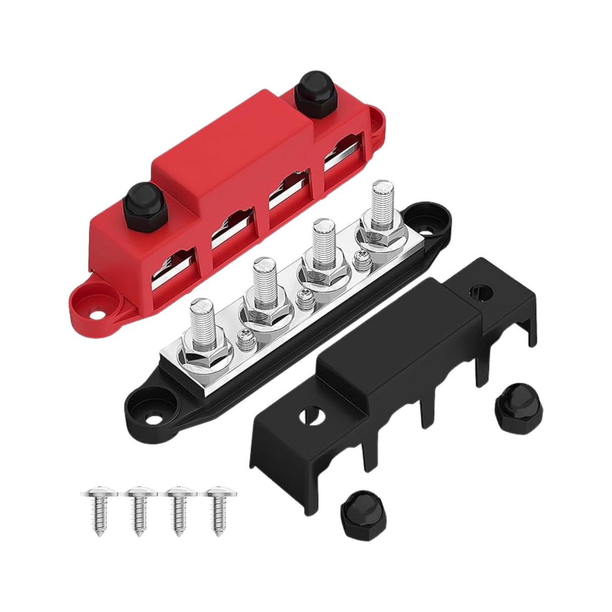 250A Busbar 3/8" 4 x Studs - Canadian Off Grid