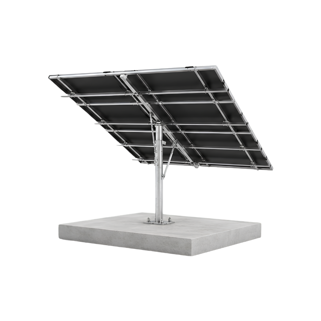 Kit de montage sur poteau réglable PM-81012 pour panneaux solaires de 8, 10 ou 12 pouces - Poteaux inclus