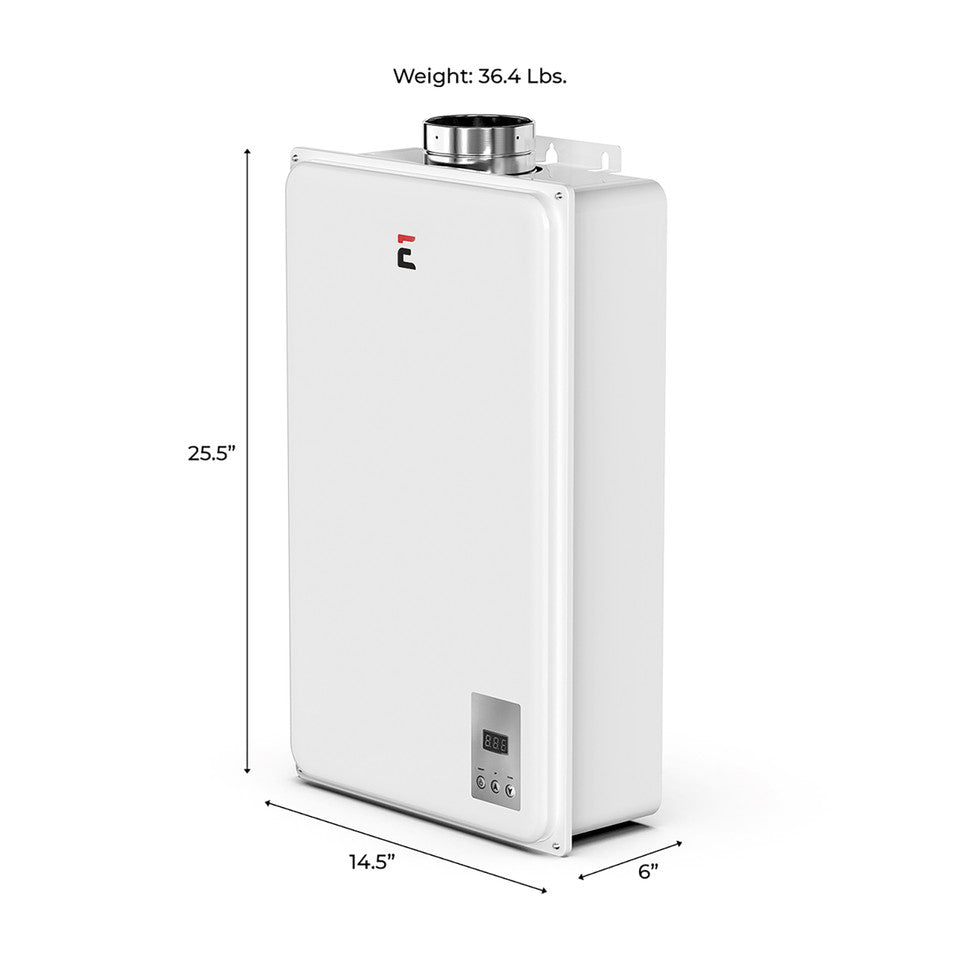 Eccotemp 45HI 6.8 GPM Indoor Liquid Propane Tankless Water Heater (w/ 4" Horizontal Vent Kit)