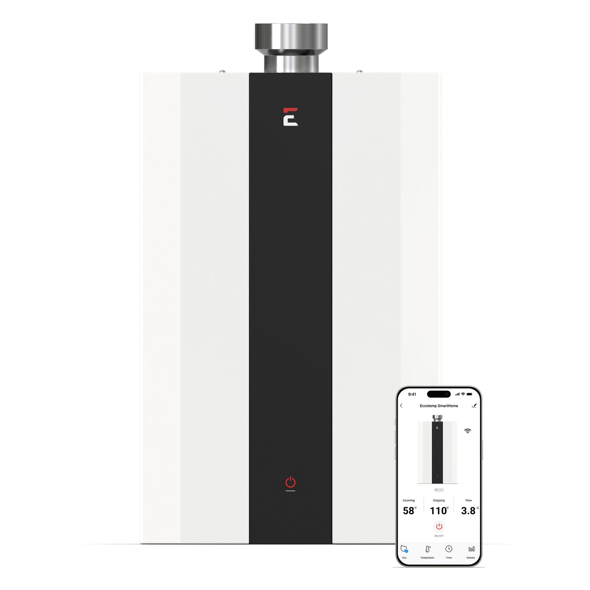 Eccotemp SmartHome Indoor 4.0 GPM Liquid Propane Tankless Water Heater, SH12-A Series - Canadian Off Grid