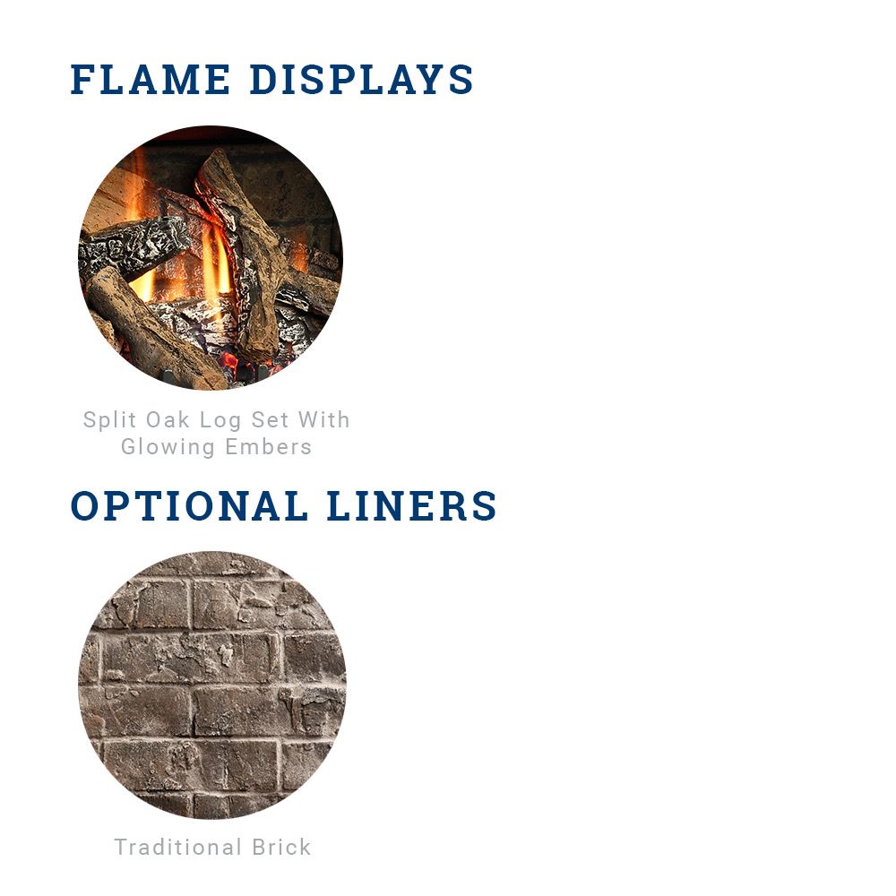 Kingsman Propane Fireplace FDV200S - Canadian Off Grid