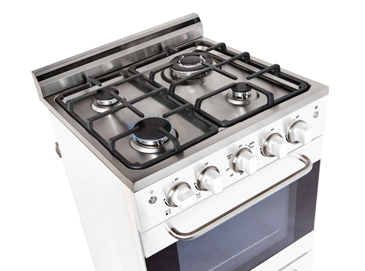 Prestige by Unique 20″ Convection Gas Range (Electronic Ignition)