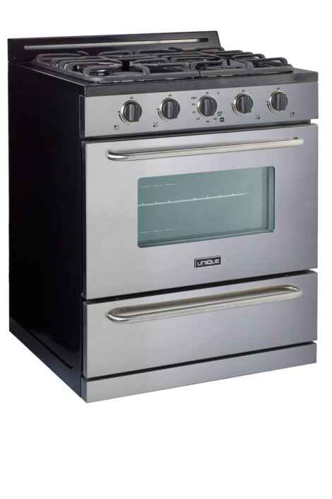 Classic by Unique 30" Stainless Steel Propane Range