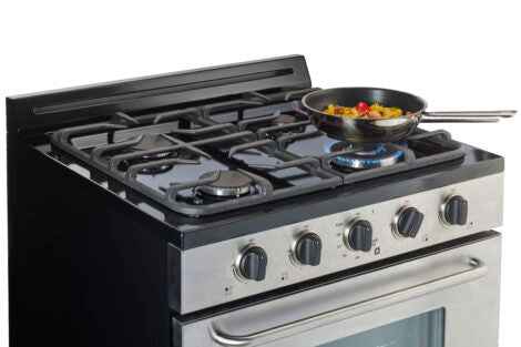 Classic by Unique 30" Stainless Steel Propane Range