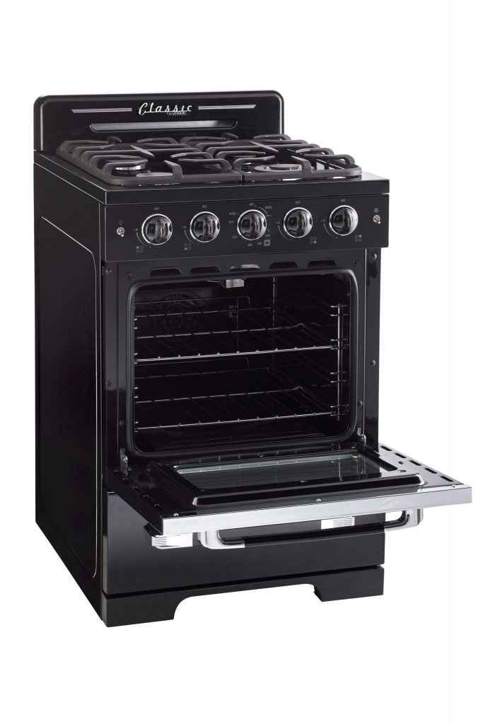Classic Retro by Unique 24” Convection Gas Range (Electronic Ignition)