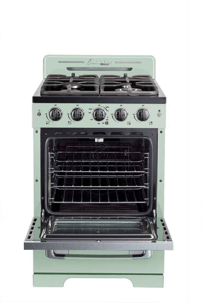 Classic Retro by Unique 24” Convection Gas Range (Electronic Ignition)