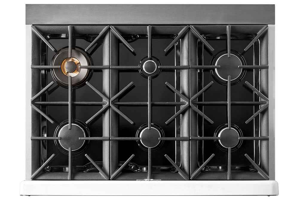 Classic Retro by Unique 36” Pro Convection Gas Range