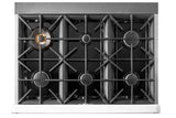 Classic Retro by Unique 36” Pro Convection Gas Range