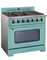 Classic Retro by Unique 36” Pro Convection Gas Range