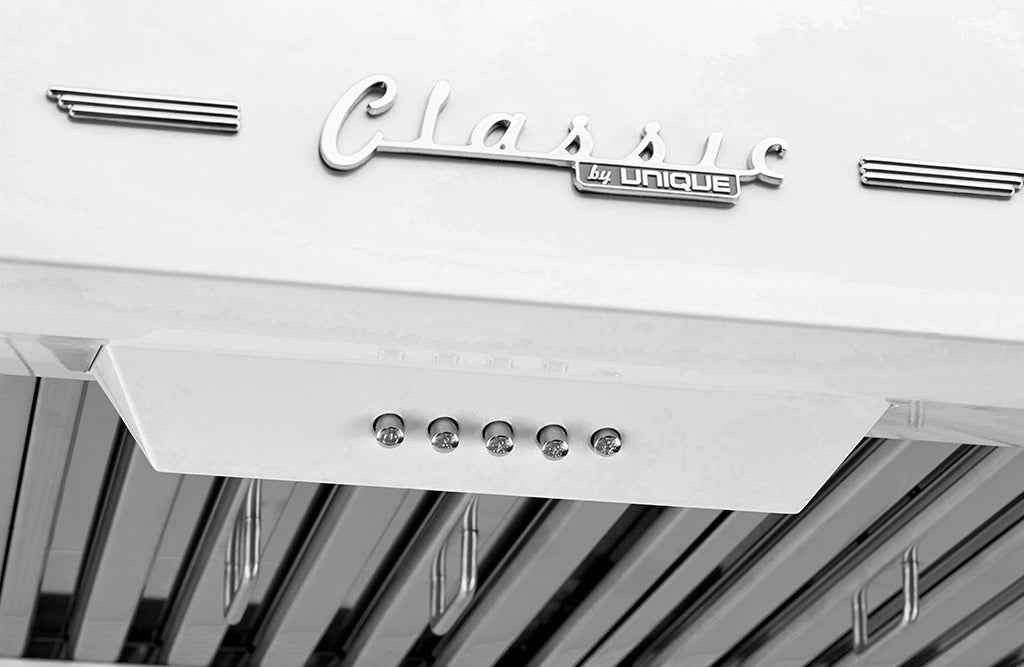 Classic Retro by Unique 36” Rangehood