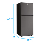 Solstice 133 de SolFreeze - Réfrigérateur/congélateur solaire CC haute efficacité 12/24 V de 4,7 pi³ avec verrouillage