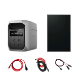EcoFlow Delta 3 Max Plus All-in-One Solar Power Upgrade Bundle (Great for 12V Unique & Solstice Fridges/Freezers, RV, Camping, 48V Appliances)