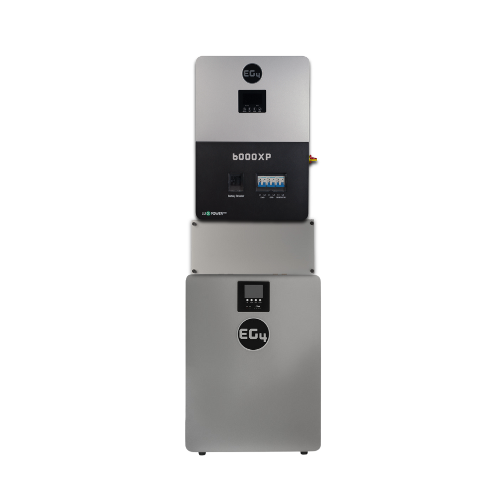 EG4 6000xp Off-Grid Inverter + EG4 Indoor 100Ah Wall Mount Battery Package - Canadian Off Grid