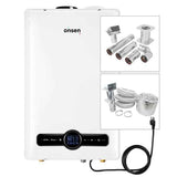 Onsen 26L Indoor Gas Tankless Water Heater (w/ Installation Kit)