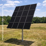 PM-81012 Adjustable Pole Mount Solar Rack Kit for 8, 10, or 12 Panels - Poles Included [Pre-Order]