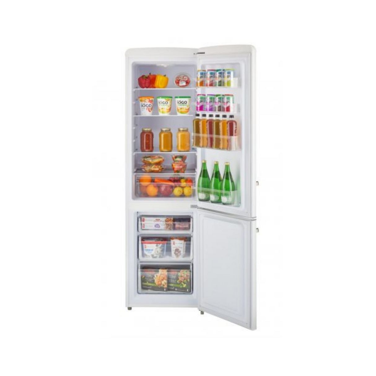 Classic Retro by Unique 10 Cu/Ft 12/24v 275L Solar DC Bottom Mount Refrigerator - Canadian Off Grid