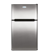 Solstice 87SS de SolFreeze - Réfrigérateur/congélateur solaire haute efficacité 12/24 V CC de 88 litres (3,1 pi³), 2 portes avec serrure