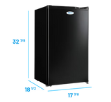 Solstice 92 de SolFreeze - Réfrigérateur/congélateur solaire haute efficacité 12/24 V CC de 3,2 pi³