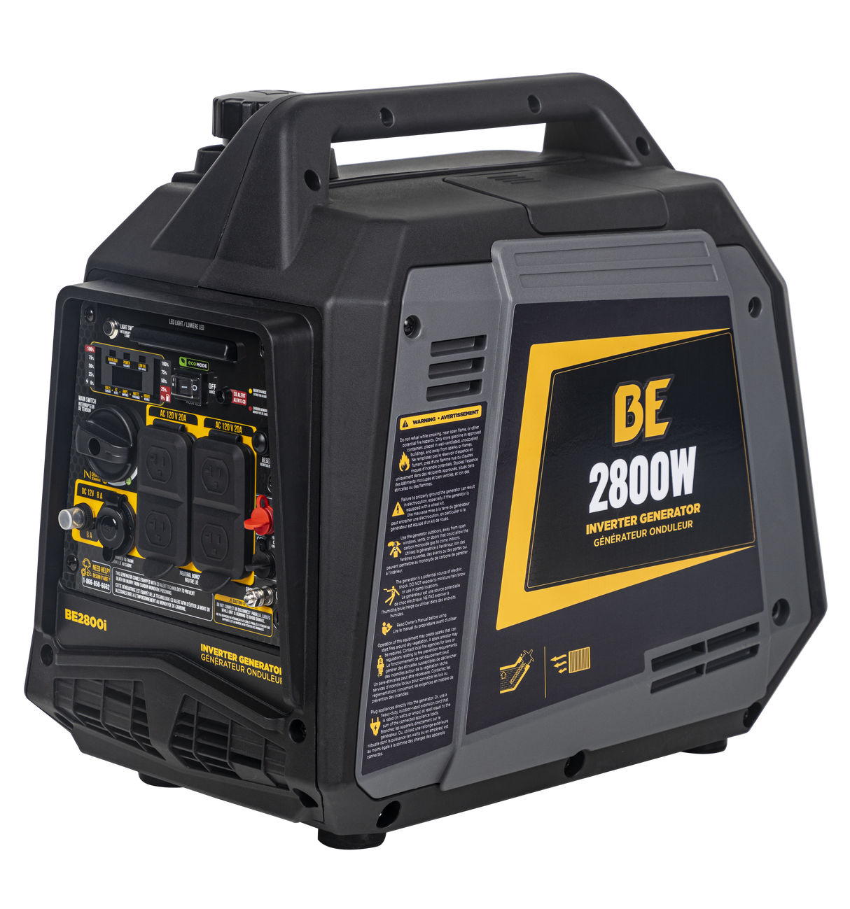 BE Power BE2800I 2,800 Watt Digital Inverter Generator