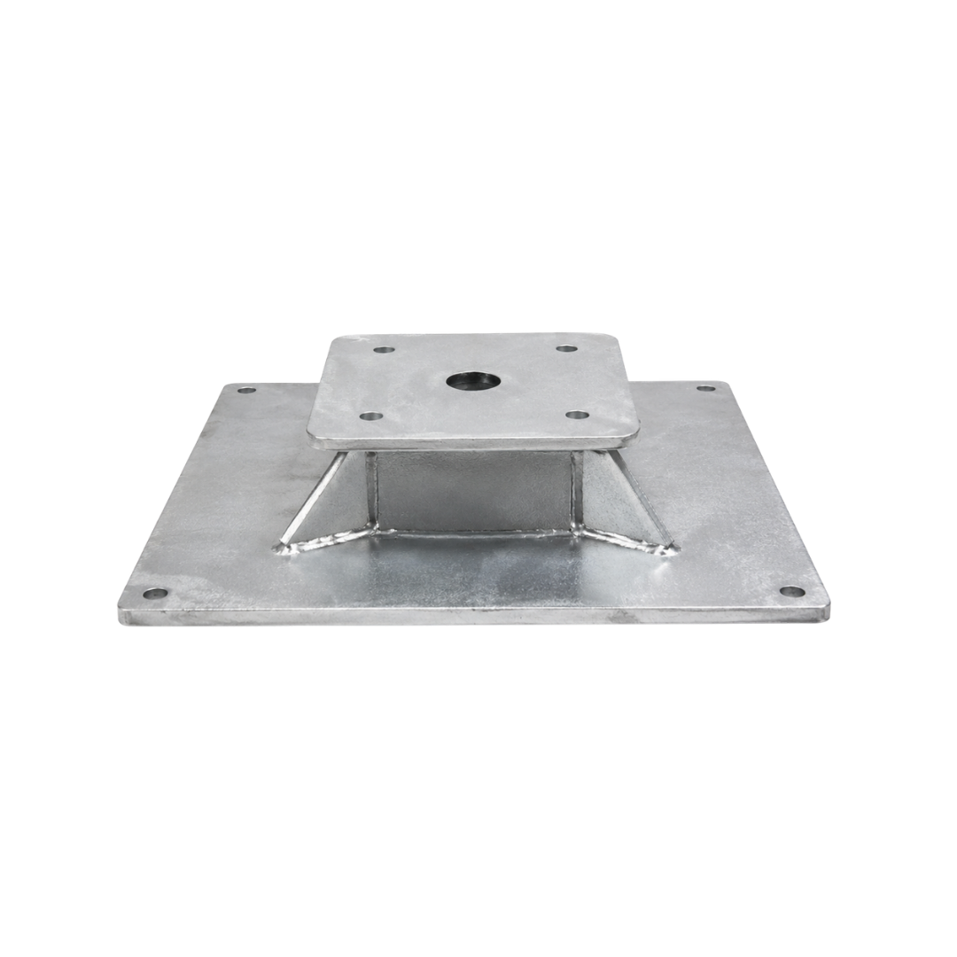Bedrock Mounting Plate for SPM26-12 Adjustable Pole Mount Solar Rack