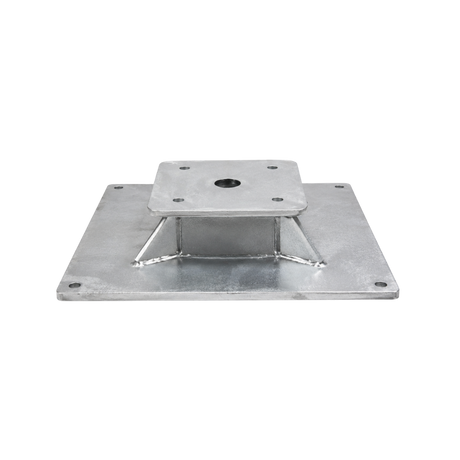 Bedrock Mounting Plate for SPM26-12 Adjustable Pole Mount Solar Rack