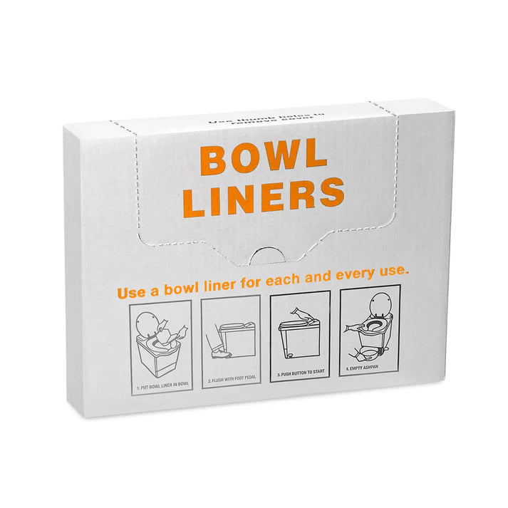 Incinolet Bowl Liners, Pre-folded, box of 400 - Canadian Off Grid