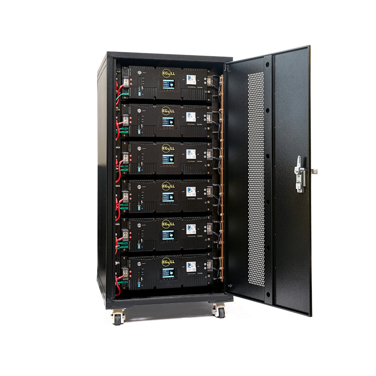 Google Battery Rack Base Frame EG4 Enclosed Battery Rack | 6 Slot | Wheels Included (Pre-Assembled ...