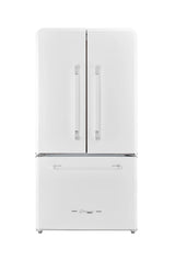 Classic Retro by Unique 595L AC French Door Refrigerator (21.4 Cu/Ft) - Canadian Off Grid
