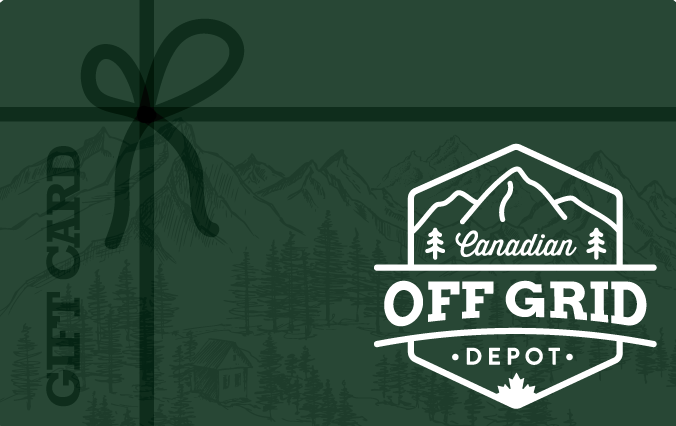 Canadian Off Grid Gift Card - Canadian Off Grid