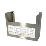 Incinolet Bowl Liner Dispenser, Stainless Steel or White