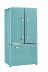 Classic Retro by Unique 595L AC French Door Refrigerator (21.4 Cu/Ft) - Canadian Off Grid