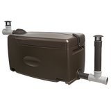 Front view of Biolan grey water filter system closed for off-grid greywater treatment in Canada