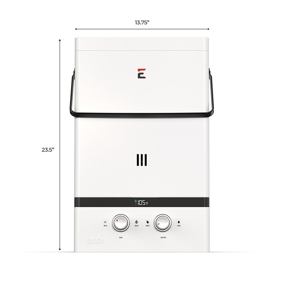 Eccotemp Luxé EL10 3.0 GPM Portable Outdoor Tankless Water Heater - Canadian Off Grid