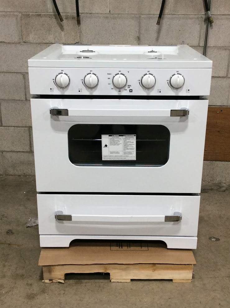 Unique Appliances Classic Retro 24” Off-Grid Propane Range [Scratch & Dent - #2411240800735]