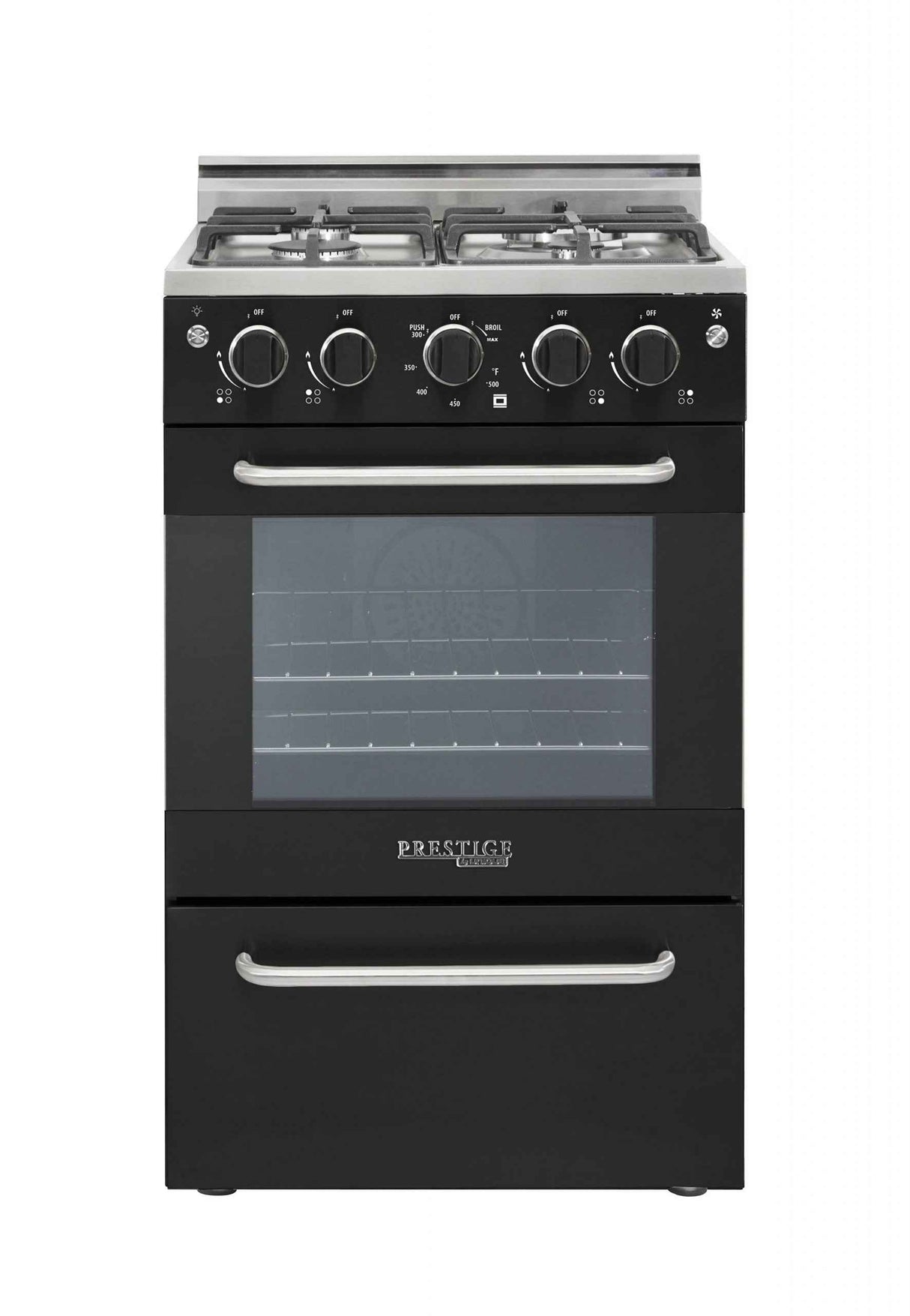 Prestige by Unique 20″ Convection Gas Range (Electronic Ignition)