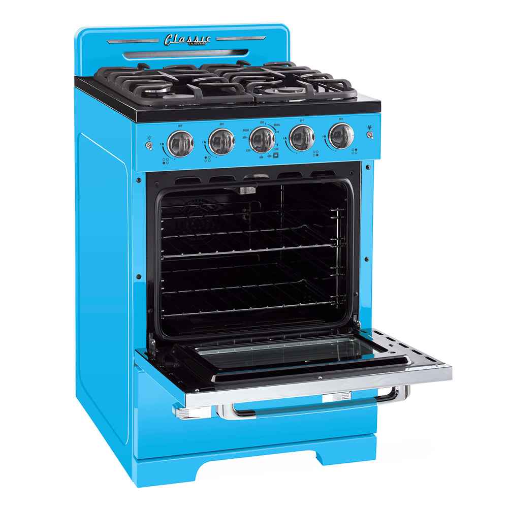 Classic Retro by Unique 24” Convection Gas Range (Electronic Ignition)