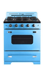 Classic Retro by Unique 30” Convection Gas Range (Electronic Ignition)