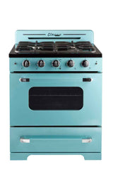 Classic Retro by Unique 30” Convection Gas Range (Electronic Ignition)