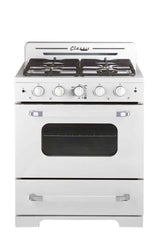 Classic Retro by Unique 30” Convection Gas Range (Electronic Ignition)