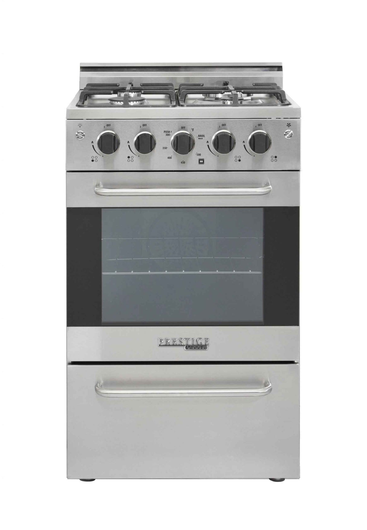 Prestige by Unique 20″ Convection Gas Range (Electronic Ignition)
