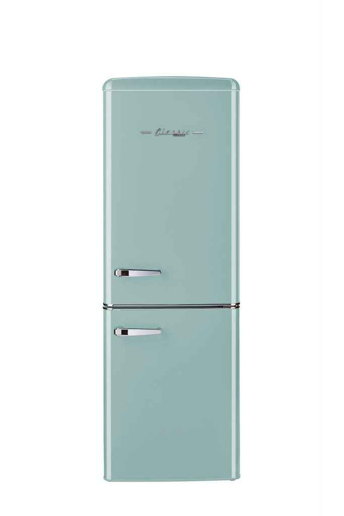 Classic Retro by Unique 7 Cu/Ft Bottom Mount Refrigerator