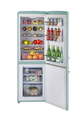 Classic Retro by Unique 7 Cu/Ft Bottom Mount Refrigerator