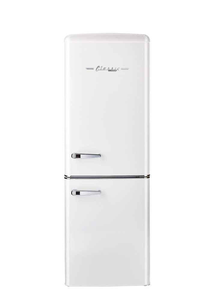 Classic Retro by Unique 7 Cu/Ft Bottom Mount Refrigerator