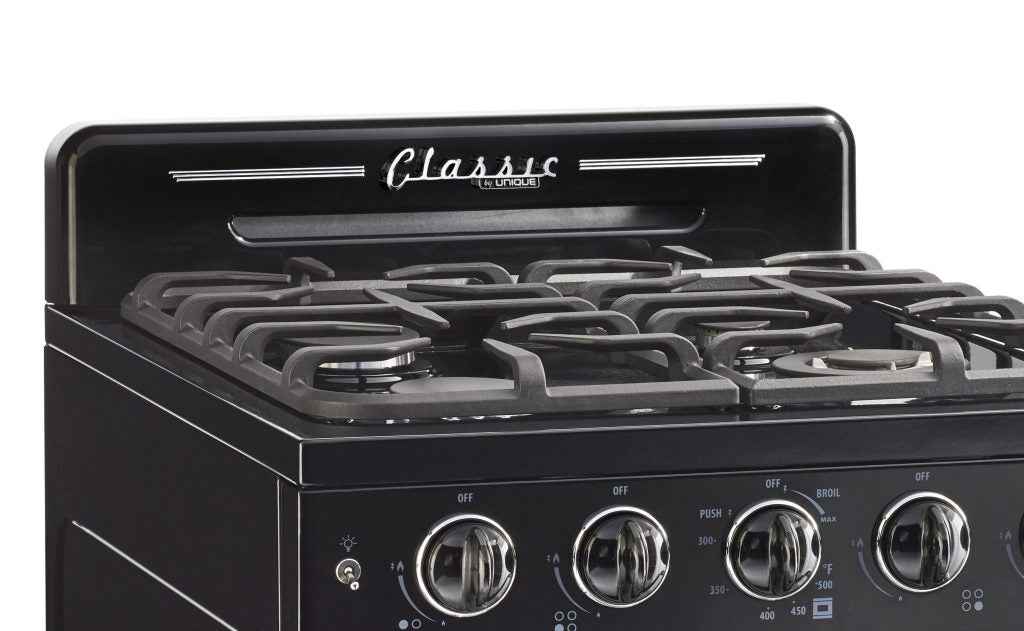 Classic Retro by Unique 24” Convection Gas Range (Electronic Ignition)