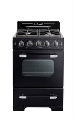 Classic Retro by Unique 24” Convection Gas Range (Electronic Ignition)